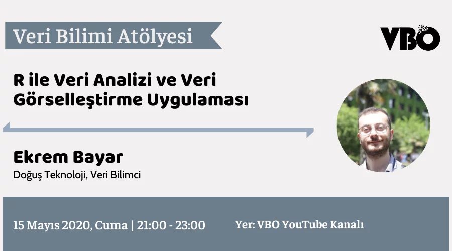 Canlı Yayın Etkinlikleri #4 – R ile Veri Analizi ve Veri Görselleştirme Uygulaması